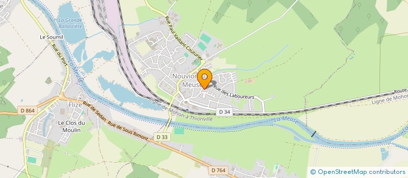 localisation de l'entreprise MADAME AGNES BOUVET à LE CANNET