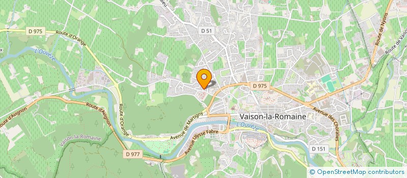 localisation de l'entreprise MADAME AGNES BOUYER à VAISON-LA-ROMAINE