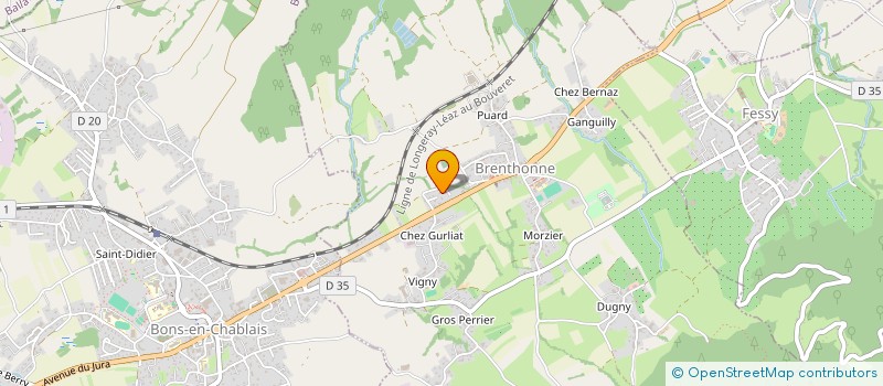 localisation de l'entreprise MADAME AGNES BREBAND  LULLY