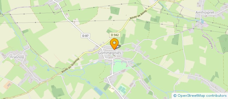 localisation de l'entreprise MADAME AGNES BREFORT  GOMMEGNIES