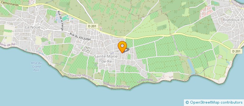 localisation de l'entreprise MADAME AGNES BRETON  SAINTE-MARIE-DE-RE