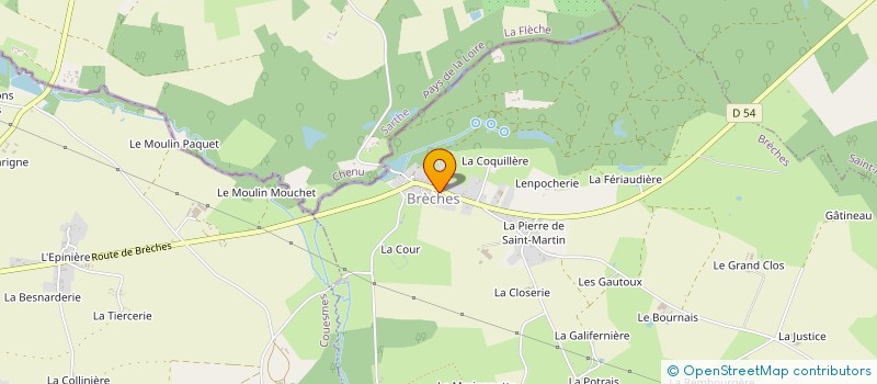 localisation de l'entreprise MADAME AGNES BRETON  BRECHES