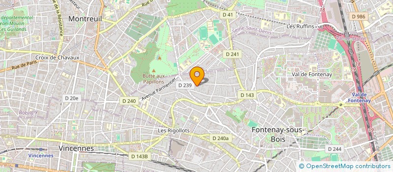localisation de l'entreprise MADAME AGNES BROEZ à FONTENAY-SOUS-BOIS