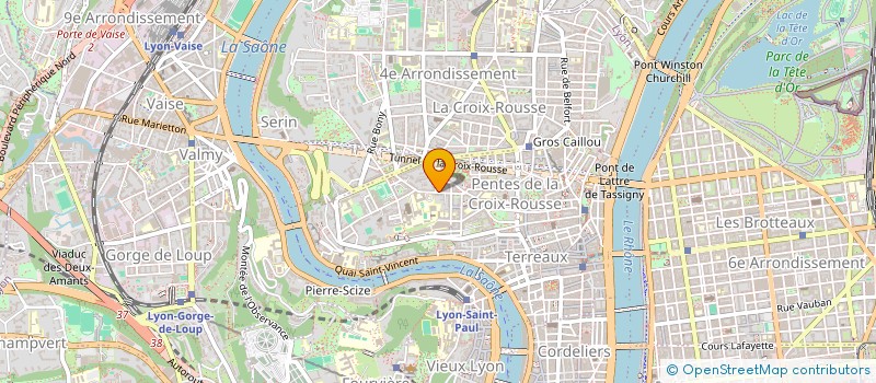 localisation de l'entreprise MADAME AGNES BRUN à LYON