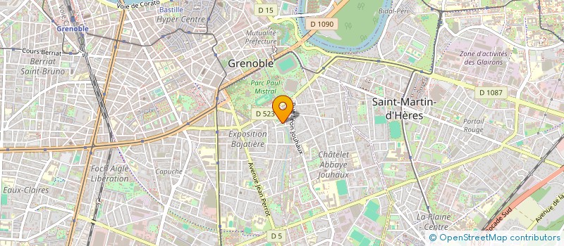 localisation de l'entreprise MADAME AGNES BUFFET  GRENOBLE