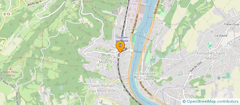 localisation de l'entreprise MADAME AGNES BUQUET  COUZON-AU-MONT-D'OR