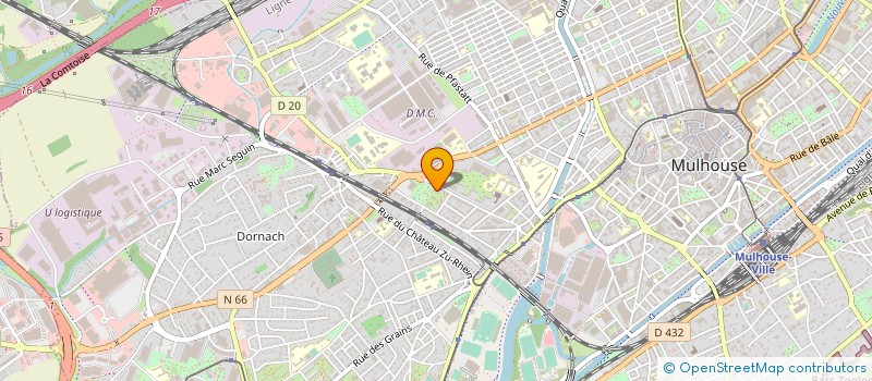 localisation de l'entreprise MADAME AGNES BURGER  MULHOUSE