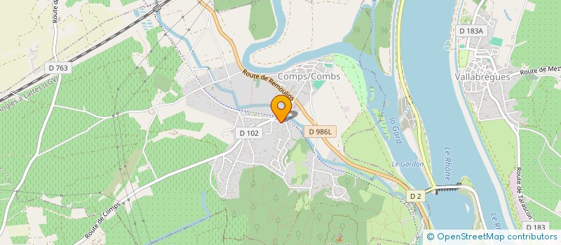 localisation de l'entreprise MADAME AGNES BURON  COMPS