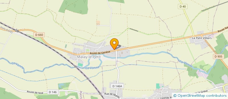 localisation de l'entreprise MADAME AGNES BUSSIERE  MALAY-LE-PETIT