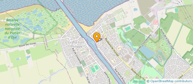 localisation de l'entreprise MADAME AGNES BUTTIN à GRAVELINES