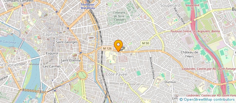 localisation de l'entreprise MADAME AGNES CABARROT à TOULOUSE