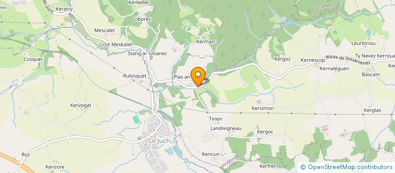 localisation de l'entreprise MADAME AGNES CACCIOLATI  GUENGAT