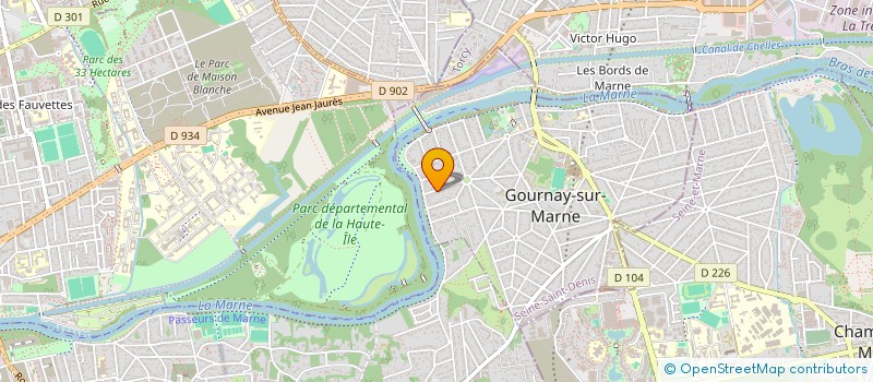 localisation de l'entreprise MADAME AGNES CAMANO  GOURNAY-SUR-MARNE