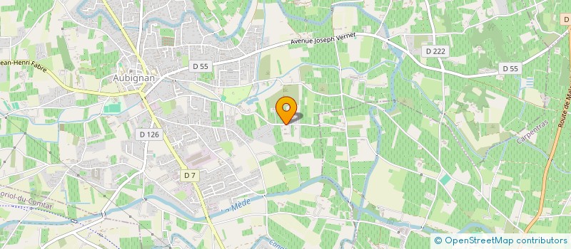 localisation de l'entreprise MADAME AGNES CANTON  AUBIGNAN