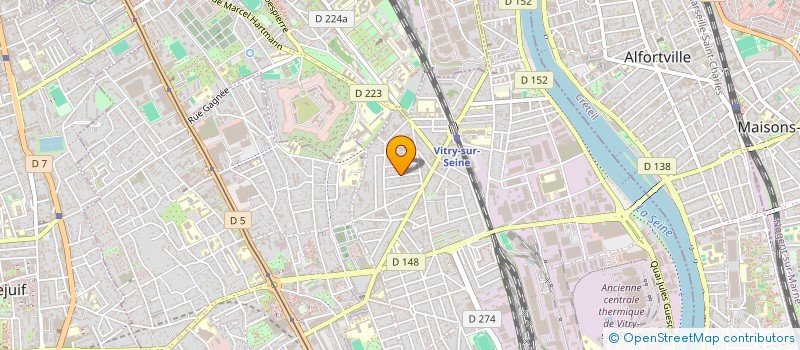 localisation de l'entreprise MADAME AGNES CARAYON  VITRY-SUR-SEINE