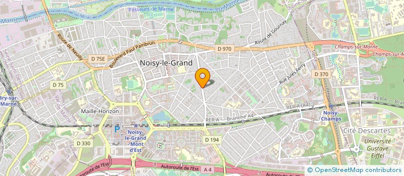 localisation de l'entreprise MADAME AGNES CARDON à NOISY-LE-GRAND