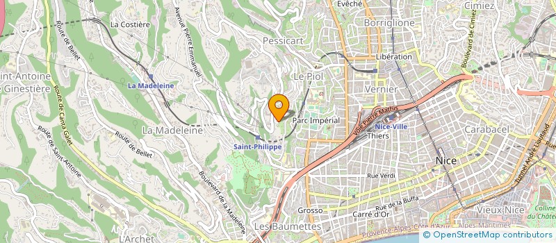 localisation de l'entreprise MADAME AGNES CARION à NICE