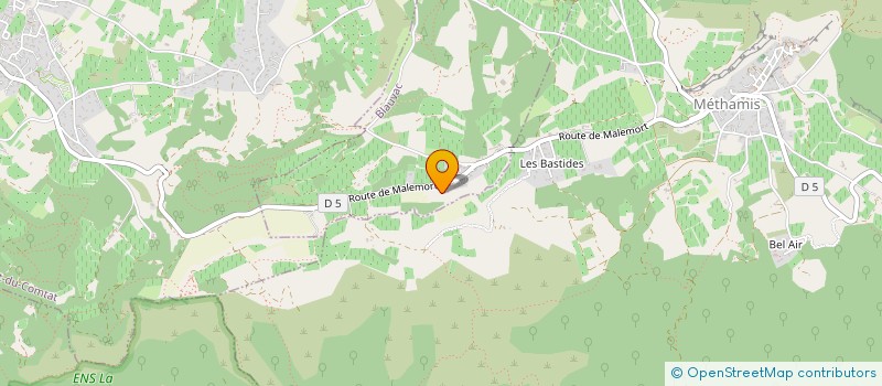 localisation de l'entreprise MADAME AGNES CAROLINE CIMAROSTI  BLAUVAC