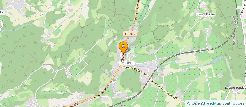 localisation de l'entreprise MADAME AGNES CARRION  L'ALBENC