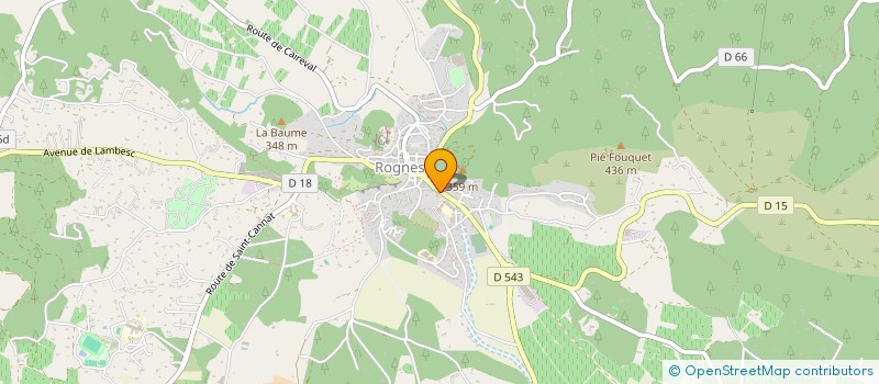 localisation de l'entreprise MADAME AGNES CARTRAUD à ROGNES