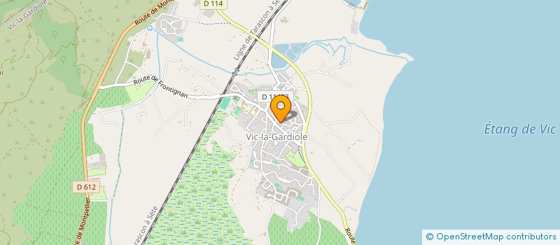 localisation de l'entreprise MADAME AGNES CASABURI  FRONTIGNAN