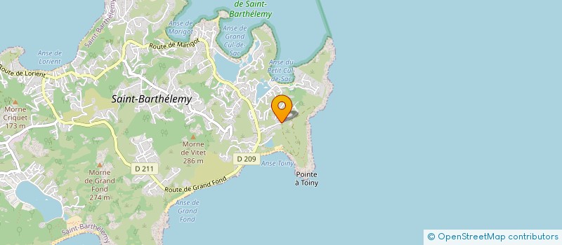 localisation de l'entreprise MADAME AGNES CASSIN à SAINT BARTHELEMY
