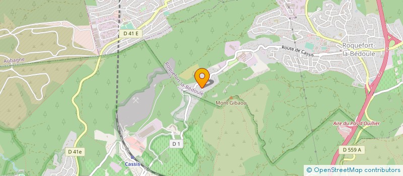 localisation de l'entreprise MADAME AGNES CASTELOT  ROQUEFORT-LA-BEDOULE