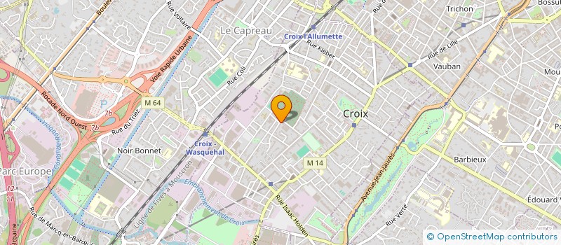 localisation de l'entreprise MADAME AGNES CERBELAUD à CROIX