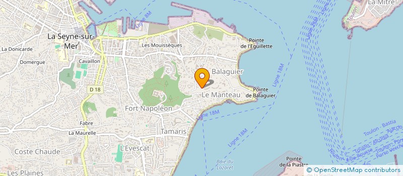 localisation de l'entreprise MADAME AGNES CERDAN à LA SEYNE-SUR-MER