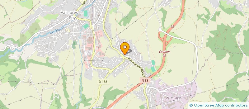 localisation de l'entreprise MADAME AGNES CHABANON GALLAND  LE PUY-EN-VELAY