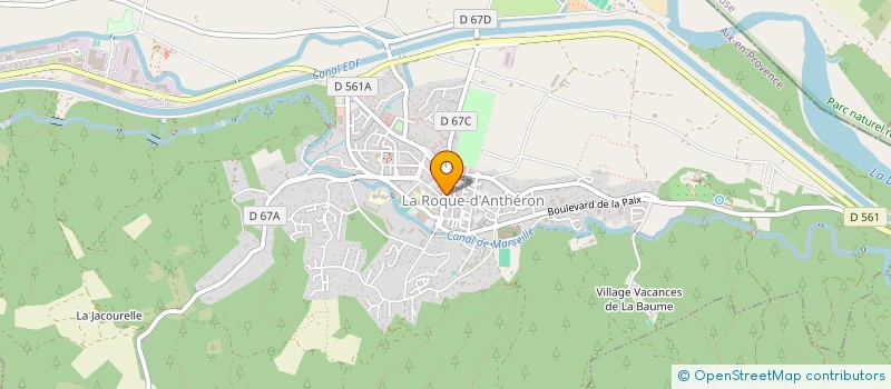 localisation de l'entreprise MADAME AGNES CHAFFARD  LA ROQUE D'ANTHERON