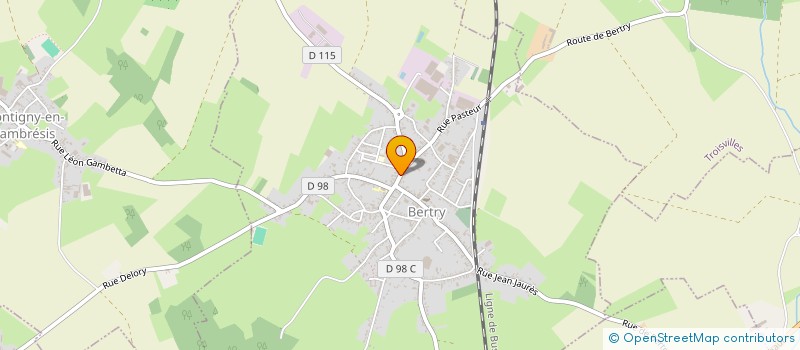 localisation de l'entreprise MADAME AGNES CHATELAIN  BERTRY