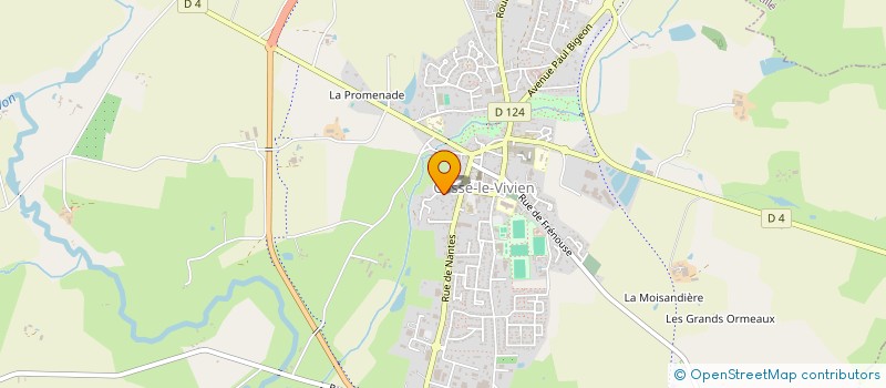 localisation de l'entreprise MADAME AGNES CHAUVEL  COSSE-LE-VIVIEN