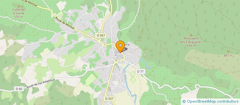 localisation de l'entreprise MADAME AGNES CHAVAROC  MOISSAC-BELLEVUE