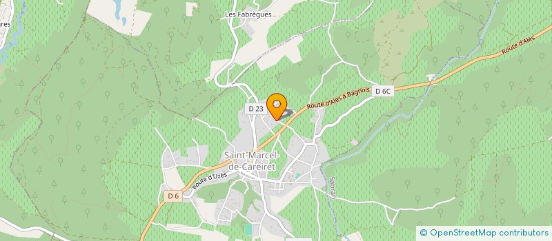 localisation de l'entreprise MADAME AGNES CHAZAL  SAINT-MARCEL-DE-CAREIRET