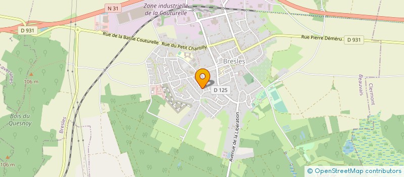 localisation de l'entreprise MADAME AGNES CHAZEE  BRESLES