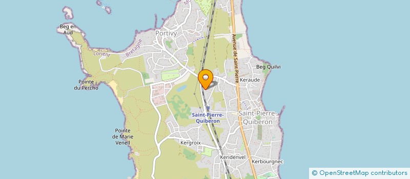 localisation de l'entreprise MADAME AGNES CHERIAUX  SAINT-PIERRE-QUIBERON