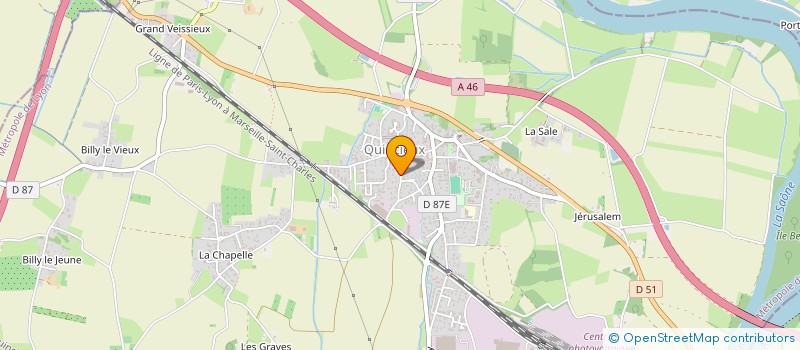 localisation de l'entreprise MADAME AGNES CHERLONNEIX  QUINCIEUX