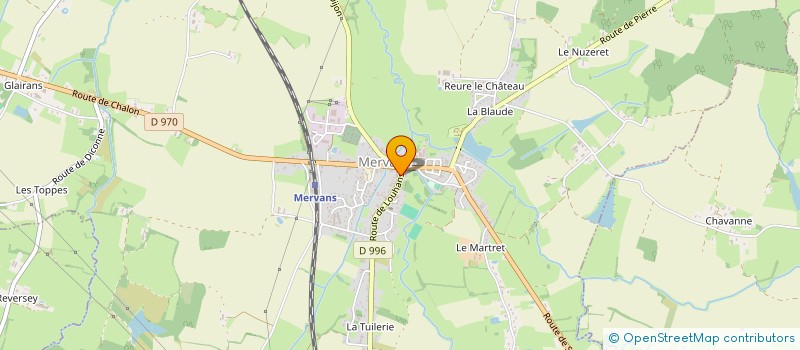 localisation de l'entreprise MADAME AGNES CHOPARD  SAINT-BONNET-EN-BRESSE