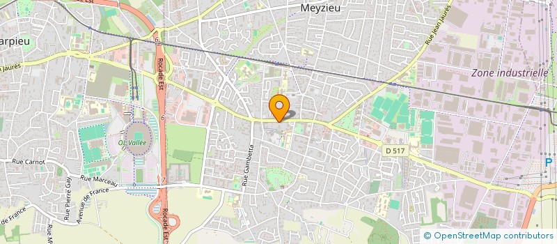 localisation de l'entreprise MADAME AGNES CHOULY  MEYZIEU