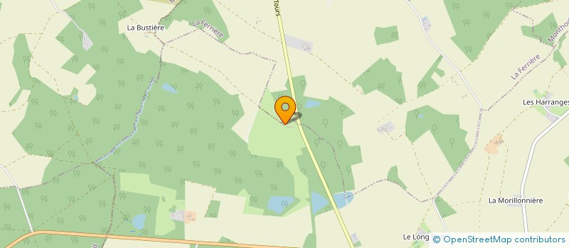 localisation de l'entreprise MADAME AGNES CLAVREUL  SAINT-LAURENT-EN-GATINES