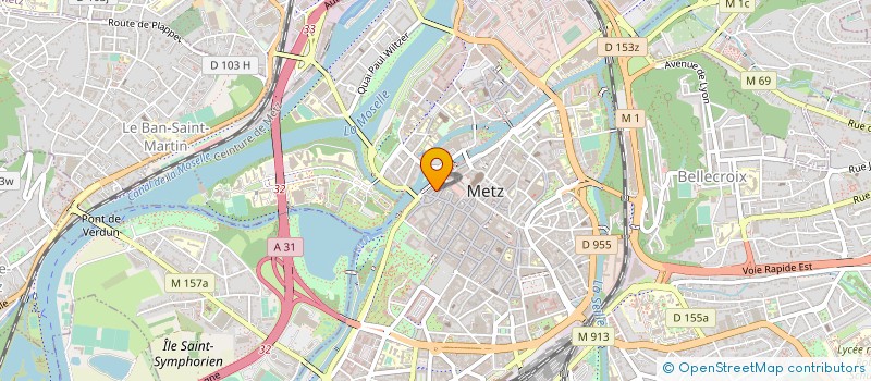 localisation de l'entreprise MADAME AGNES CLEMENT  METZ