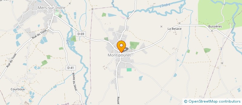 localisation de l'entreprise MADAME AGNES CLOUD à MONTIPOURET