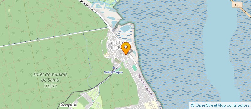 localisation de l'entreprise MADAME AGNES COLIN  SAINT-TROJAN-LES-BAINS