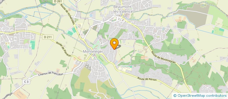 localisation de l'entreprise MADAME AGNES CONSIDERE  MONTELEGER