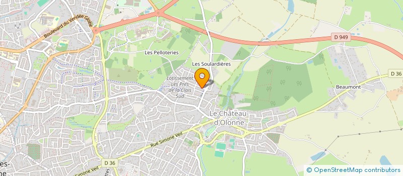 localisation de l'entreprise MADAME AGNES CONSTANT à LES SABLES-D'OLONNE