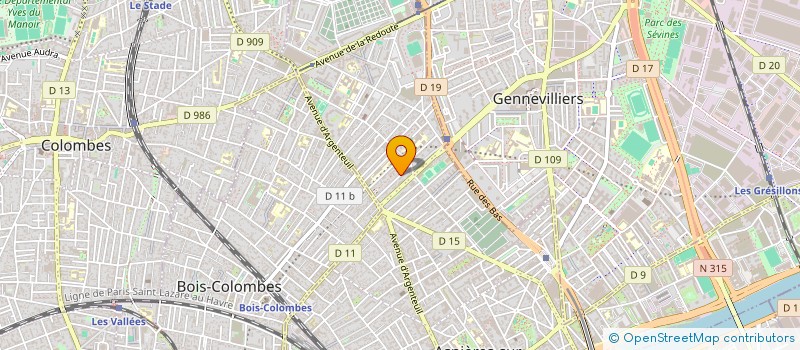 localisation de l'entreprise MADAME AGNES COQUIN à ASNIERES-SUR-SEINE