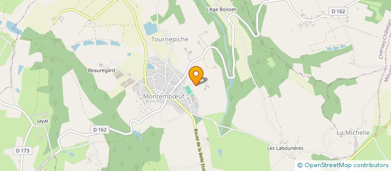 localisation de l'entreprise MADAME AGNES CORBINIEN à MONTEMBOEUF