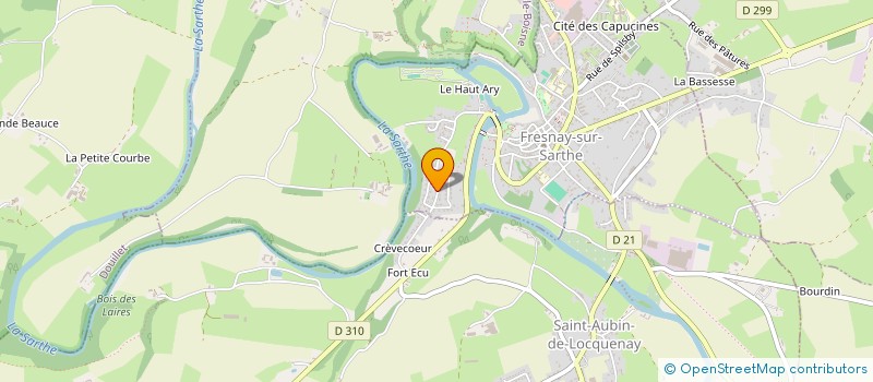 localisation de l'entreprise MADAME AGNES COSME à FRESNAY-SUR-SARTHE