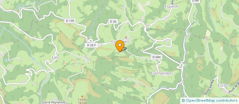 localisation de l'entreprise MADAME AGNES COSSON  LABASTIDE